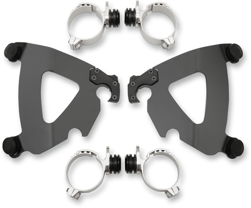 MEMPHIS SHADES MEB2029 Road Warrior Mounting Kit - Black - FX - Black FX