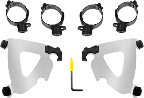 MEMPHIS SHADES MEK2043 Road Warrior Mounting Kit - Polished - FLSB/FXLRS - Polished FLSB/FXLRS