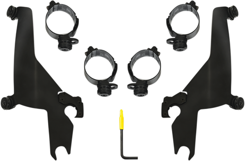 MEMPHIS SHADES MEB2047 Sportshield Trigger-Lock Mounting Kit - Black - FLSB - Black FLSB
