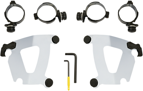 MEMPHIS SHADES MEK2050 Road Warrior Mounting Kit - Polished - FX - Polished FX