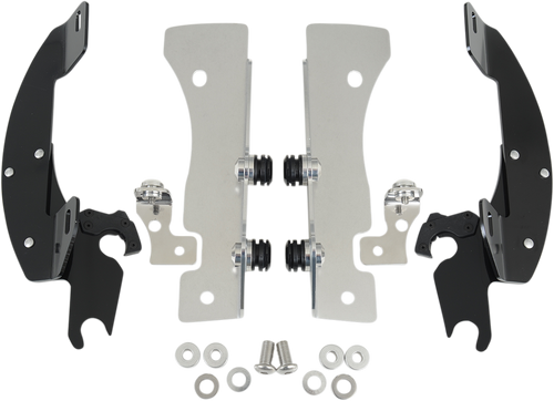 MEMPHIS SHADES MEM8998 Batwing Trigger Lock Mounting Kit - XV16/17 - Black - XV16/17 Black