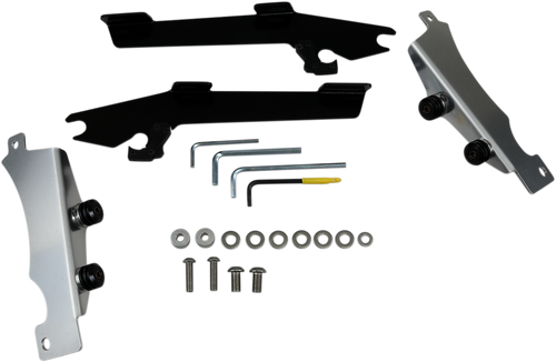 MEMPHIS SHADES MEK1910 Batwing Trigger Lock Mounting Kit - V Star - Black - V Star Black