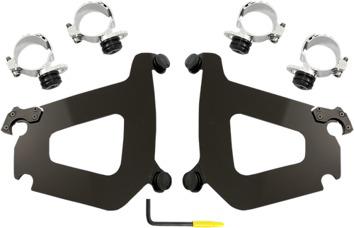 MEMPHIS SHADES MEB2010 Bullet Mounting Kit - XV19 - Black - XV19 Black