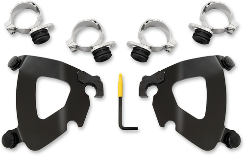 MEMPHIS SHADES MEB2024 Gauntlet Mounting Kit - Black - Scout - Black Scout