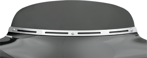 MEMPHIS SHADES MEM0911 Fairing Windshield Trim - Stainless Steel - Polished - Stainless Steel Polished