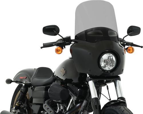MEMPHIS SHADES MEP87612 Road Warrior Windshield - Vented - Black Smoke - 15" - Vented Black Smoke 15"