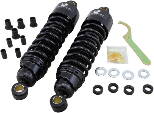 PROGRESSIVE SUSPENSION 412-4074B 412 Series Shocks — Black - 11.5" Standard Black FLH/T