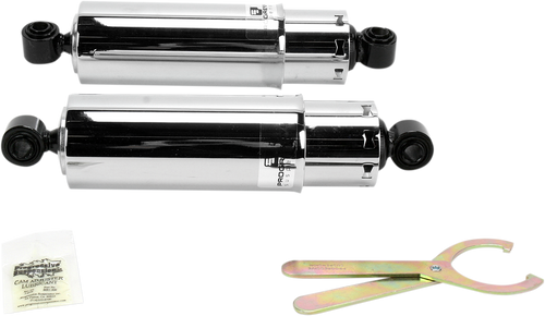 PROGRESSIVE SUSPENSION 412-4041C 412 Series Shocks — Chrome - 11" Standard Chrome Dyna