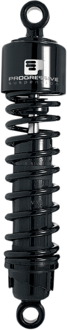 PROGRESSIVE SUSPENSION 412-4003B 412 Series Shocks — Black - 13.5" Standard Black H-D
