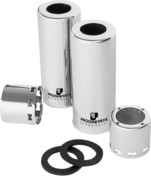 PROGRESSIVE SUSPENSION 30-5027C Chrome Shock Cover Kit