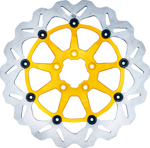 GBRAKES DF680CWS-G Wave® Brake Rotors - Front Gold