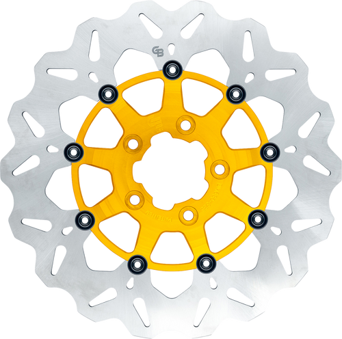 GBRAKES GBDU006 Wave® Brake Rotors - Front Gold