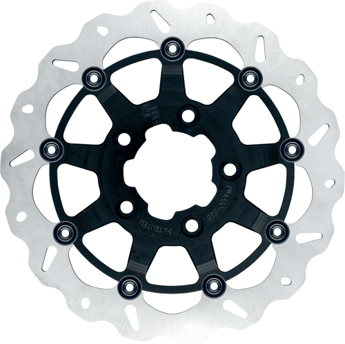 GBRAKES GBDU009 Oversize Wave® Brake Rotor - Front 13" Black