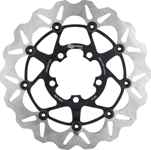 GBRAKES GBDU040 Floating Wave Brake Rotor - Front