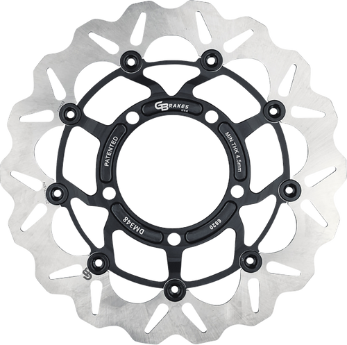 GBRAKES GBDU041 Floating Wave Brake Rotor - Front