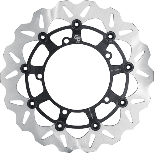 GBRAKES GBDU043 Floating Wave Brake Rotor - Front