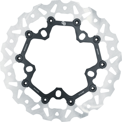 GBRAKES GBD9003X Oversize Wave® Brake Rotor - Front 12-1/2"