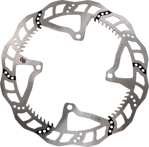 GBRAKES GBDOS227 Wave® Brake Rotor Kit With Bracket - Solid Mount 280 mm