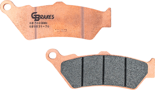 GBRAKES GB0531-70 HH Sintered Brake Pads - Sintered Front/Rear