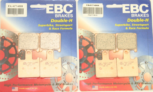 Ebc Hh Brake Pads Fa417/4Hh Front 2 Sets