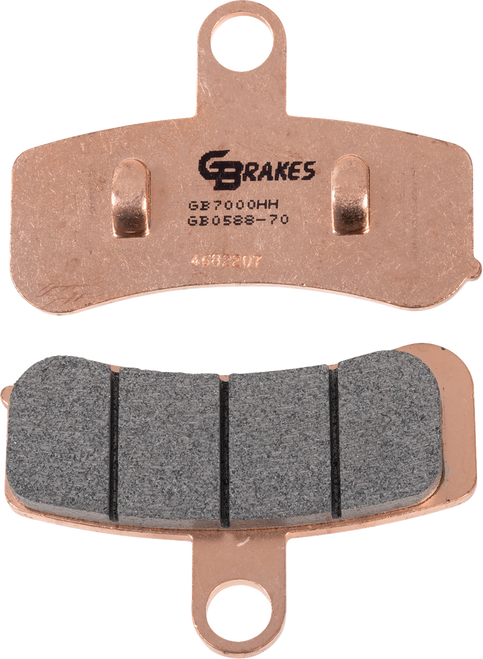 GBRAKES GB0588-70 HH Sintered Brake Pads - Sintered Front