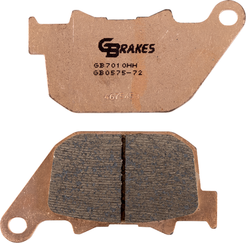 GBRAKES GB0575-72 HH Sintered Brake Pads - Sintered Rear