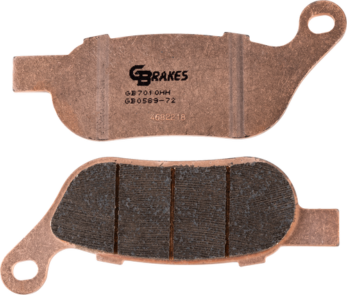 GBRAKES GB0589-72 HH Sintered Brake Pads - Sintered Rear