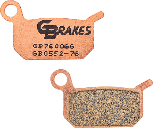 GBRAKES GB0552-76 HH Sintered Brake Pads - Sintered Front/Rear