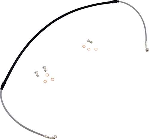 GBRAKES FK003D79-1 Complete Brake Line Kit - Stainless Steel