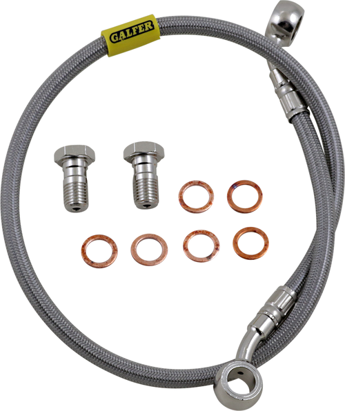 GBRAKES FK003D415R Brake Line Kit - Stainless Steel