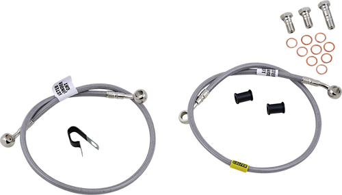 GBRAKES FK003D495-2 Brake Line Kit - Stainless Steel