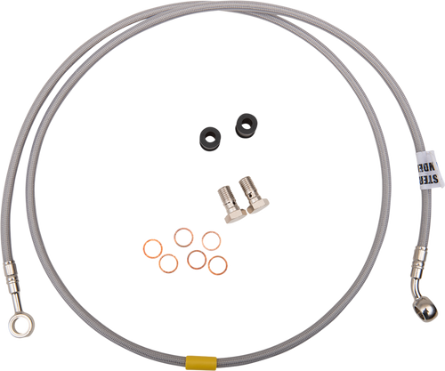 GBRAKES FK003D102-1 Complete Brake Line Kit - Stainless Steel