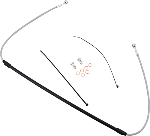 GBRAKES FK003D187CR Complete Brake Line Kit - Stainless Steel