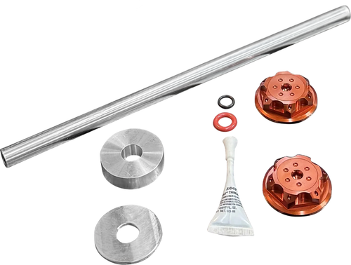 PAUL YAFFE BAGGER NATION PYO:YHTR-18L-OR Axle Cover Kit - Y-Axle Rod - Front - Standard/Turret - Orange - Y-Axle Rod Front Standard/Turret Orange