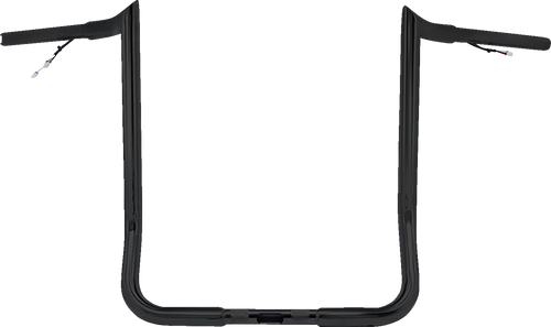 PAUL YAFFE BAGGER NATION PYO:MBBPW-14 B Pre-Wired Handlebar - Monkey Bar - 14" - Black - Monkey Bar 14" Black