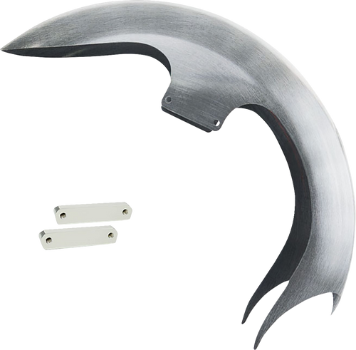 PAUL YAFFE BAGGER NATION PYO:TALON26-14L-S Talon Front Fender - 26" Wheel - With Satin Adapters - HD Touring - 26" Wheel With Satin Adapters HD Touring