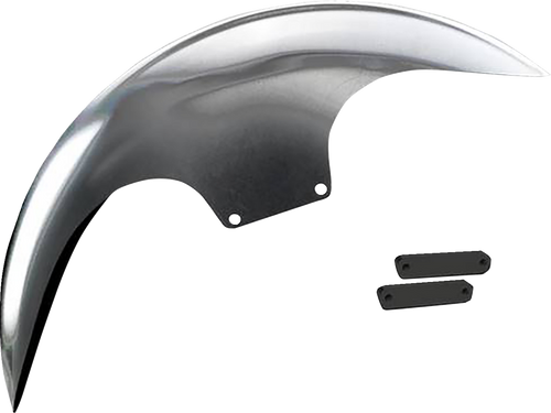 PAUL YAFFE BAGGER NATION PYO:CAFE-21-14L-B Cafe Front Fender - 21" - Black Adaptors - 21" Black Adaptors