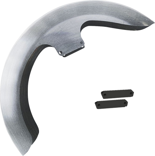 PAUL YAFFE BAGGER NATION THICKY26-14L-B Thicky Front Fender - 26" Wheel - With Black Adapters - HD - Touring - 26" Wheel With Black Adapters HD Touring