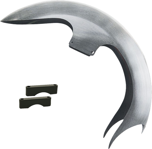 PAUL YAFFE BAGGER NATION TALON-OEM-B Talon Front Fender - OEM - 16"-19" Wheel - With Black Adapters - Touring Models - OEM 16"-19" Wheel With Black Adapters Touring Models