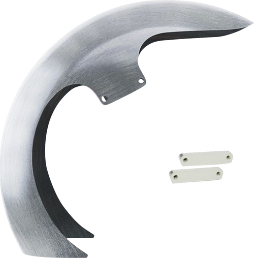 PAUL YAFFE BAGGER NATION DEI26-14L-C DEI Front Fender - 26" Wheel - With Chrome Adapters - Touring Models - 26" Wheel With Chrome Adapters Touring Models