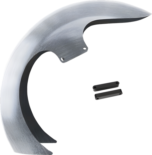 PAUL YAFFE BAGGER NATION PYO:DEI-OEM-23CVO-B DEI Front Fender - 19" Wheel - With Black Adapters - HD Touring - 19" Wheel With Black Adapters HD Touring