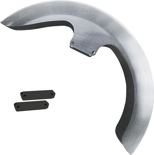 PAUL YAFFE BAGGER NATION PYO:THICKY-OEM-14L-B Thicky Front Fender - OEM 16"-19" Wheel - With Black Adapters - OEM 16"-19" Wheel With Black Adapters