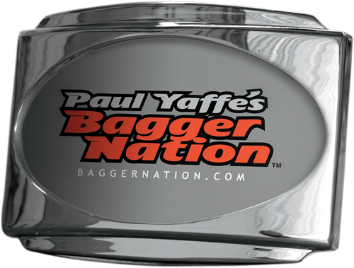 PAUL YAFFE BAGGER NATION PYO:USLP3-C License Plate Frame - CVO - Chrome - CVO Chrome