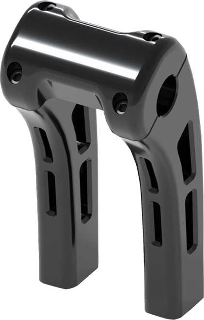 MAGNUM SHIELDING 4R-0408 Ghost Risers - 1-1/4 Clamp - 8" - Black - 1-1/4 Clamp 8" Black
