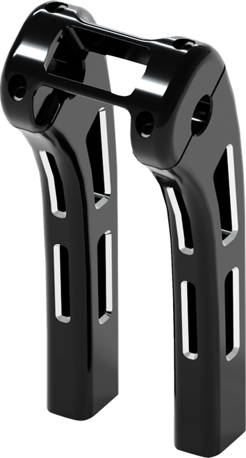MAGNUM SHIELDING 2R-0110 Ghost Risers - Softail Display Clamp - 10" - Black - Softail Display Clamp 10" Black