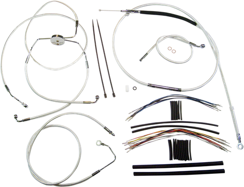 MAGNUM SHIELDING 387311 Sterling Chromite II® Designer Handlebar Installation Kit - 12"-14" - '08-'13 FLH - 12"-14" '08-'13 FLH