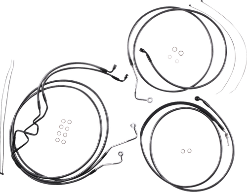 MAGNUM SHIELDING 787925 KARBONFIBR Designer Handlebar Installation Kit - 10" - '17-'20 FLHR - 10" '17-'20 FLHR