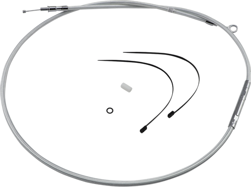 MAGNUM SHIELDING 321210HE High-Efficiency Braided Sterling Chromite II® Clutch Cable - 72-11/16"