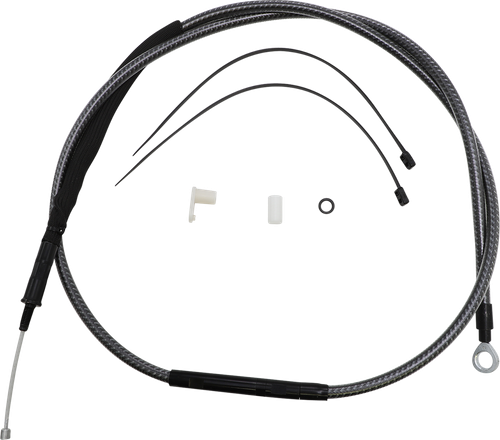 MAGNUM SHIELDING 72288 High-Efficiency Polished KARBONFIBR Clutch Cable - 64-11/16"