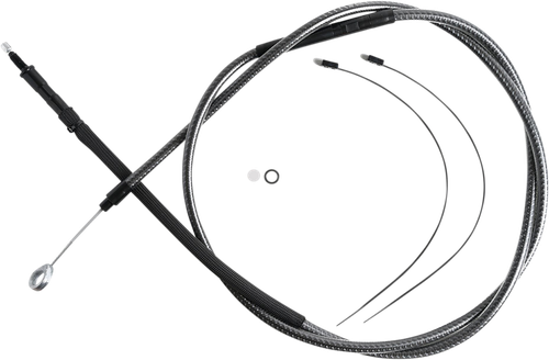MAGNUM SHIELDING 722818 High-Efficiency Polished KARBONFIBR Clutch Cable - 74-11/16"